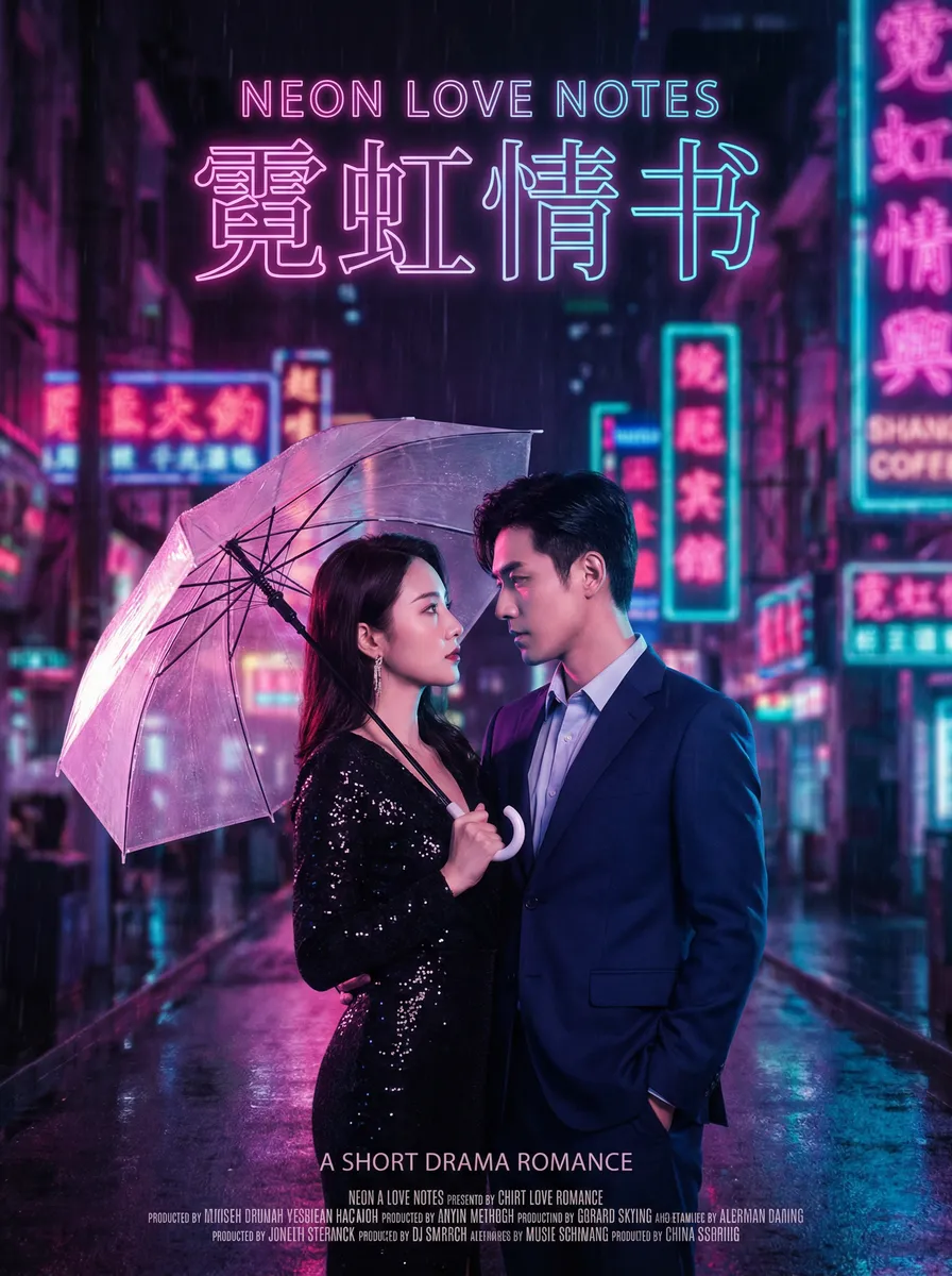telegram 热播都市爱情短剧 - 霓虹情书海报